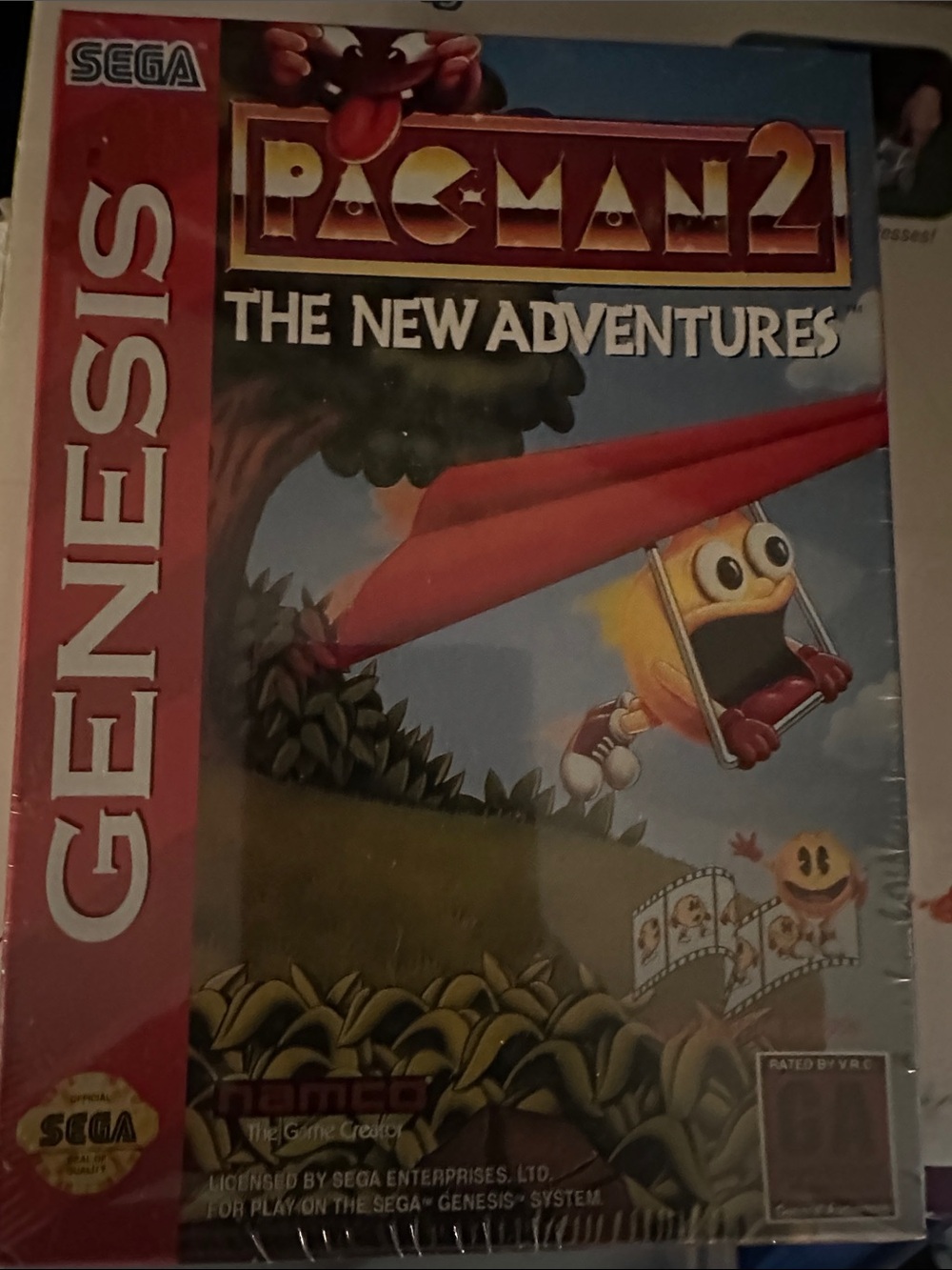 Sega Genesis Pac-Man 2: The New Adventures - Video Game (Red/Yellow)